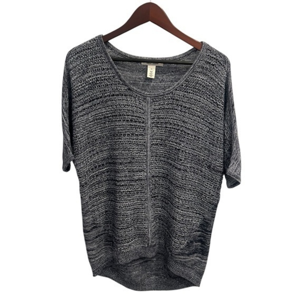 White House Black Market Blue Knitted Tunic Size XS